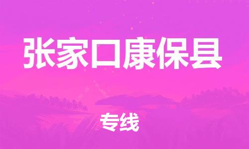 邯鄲到張家口康保縣物流專線-物流專線市縣閃送-全年無憂